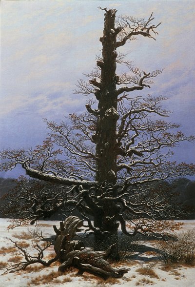 Oak Tree in the Snow by Caspar David Friedrich