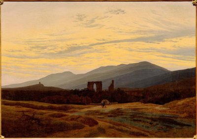 Ruins in the Giant Mountains by Caspar David Friedrich