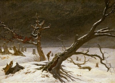 Winter Landscape by Caspar David Friedrich