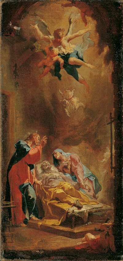 The Death of Saint Joseph by Caspar Franz Sambach