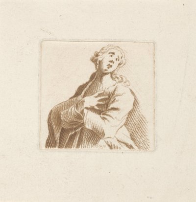 Bust of a Woman in Despair by Caspar Jacobsz. Philips