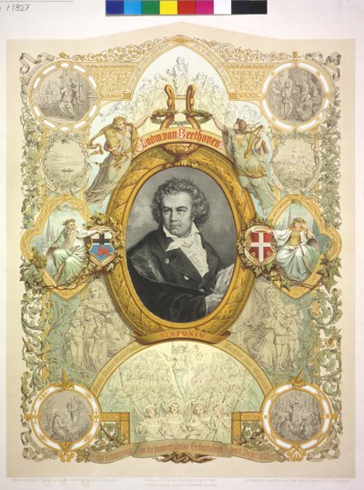 Ludwig van Beethoven by Casper Johann Nepomuk Scheuren