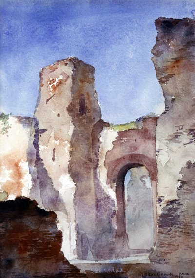 Baths of Caracalla, Rome by Cass Gilbert