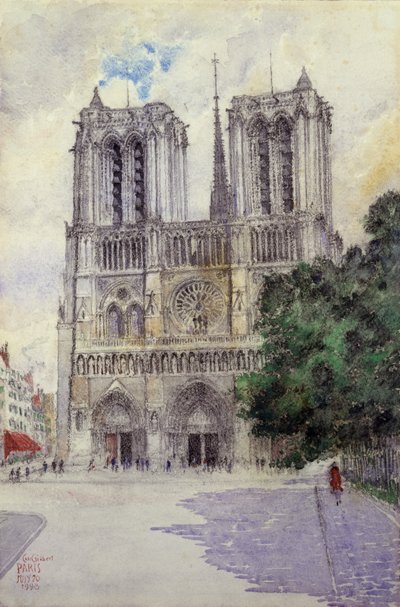 Cathedral of Notre Dame, Paris by Cass Gilbert