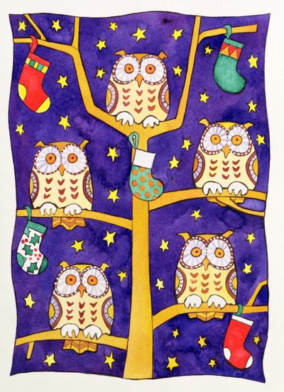 Five Wise Owls by Cathy Baxter