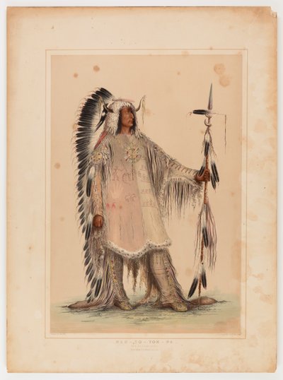 Mah-to-toh-pa, the Mandan Chief by Catlin, George