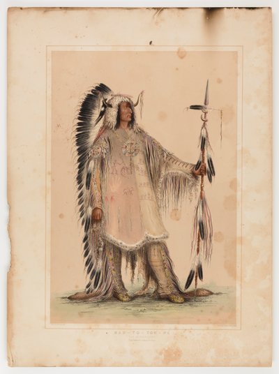 Mah-to-toh-pa, the Mandan Chief by Catlin, George