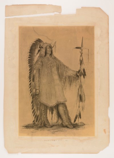 Mah-to-toh-pa, the Mandan Chief by Catlin, George