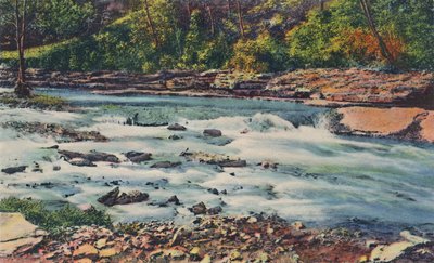 Rapid Waters, Cherokee Park, 1942 by Caufield and Shook