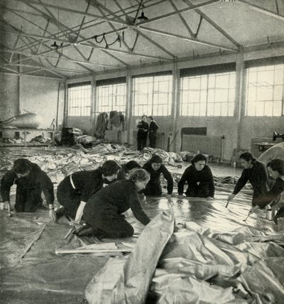Balloon Fabric Workers by Cecil Beaton