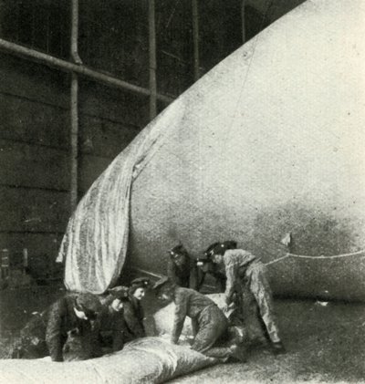 Repairing Barrage Balloons by Cecil Beaton