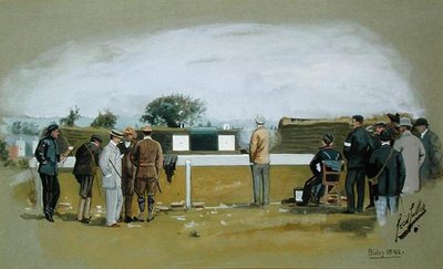 The Pistol Range, Bisley Camp by Cecil Cutler