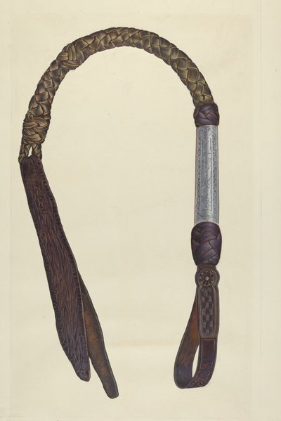 Rawhide Quirt by Cecil Smith