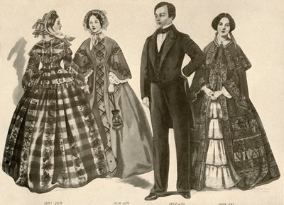 Clothing from 1850-1856, 1907 by Cecil W. Trout