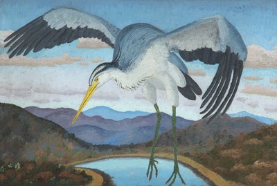 Heron by Cedric Morris