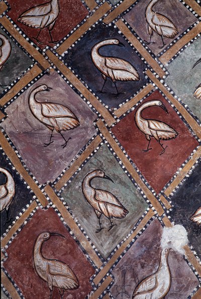 Birds (detail) by Central Italian School