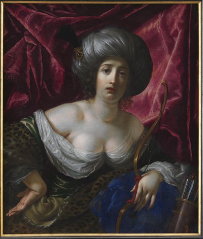 Woman Portrayed as the Goddess Diana by Cesare Dandini
