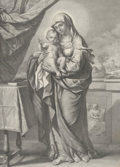 Virgin and Child, 19th century by Cesare Ferreri