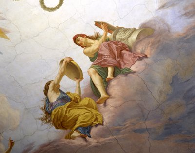 Detail of the Ceiling (detail) by Cesare Mariani