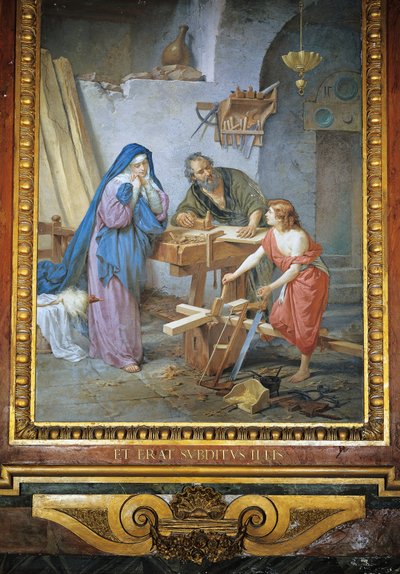 Holy Family of Nazareth by Cesare Mariani