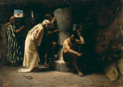 C. Saccaggi, Samson in the Mill by Cesare Saccaggi