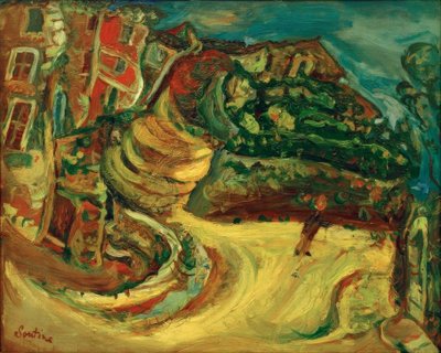 The Street of Céret by Chaim Soutine