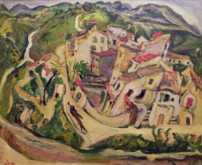 Houses at Cagnes by Chaim Soutine