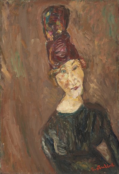 The Woman with the Big Hat by Chaim Soutine