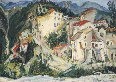 Landscape at Cagnes by Chaim Soutine