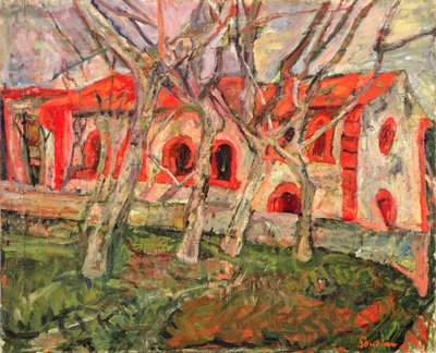 The Red Church by Chaim Soutine