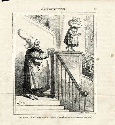 Illustration of Cham (1819-1879) in Le Charivari by Amédée de Noé