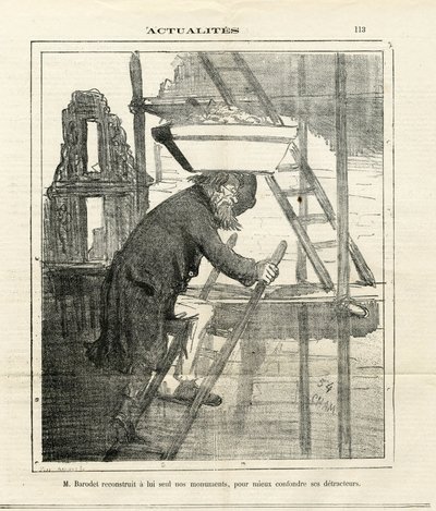 Illustration of Cham (1819-1879) in Le Charivari by Amédée de Noé