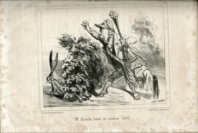 Illustration of Cham in Le Charivari by Amédée de Noé