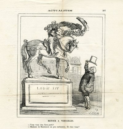 Illustration of Cham (1819-1879) in Le Charivari by Amédée de Noé