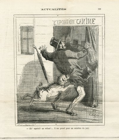 Illustration of Cham (1819-1879) in Le Charivari by Amédée de Noé