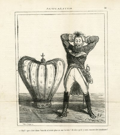 Illustration of Cham (1819-1879) in The Charivari by Amédée de Noé