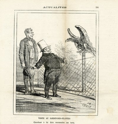 Illustration of Cham in The Charivari by Amédée de Noé