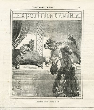 Illustration of Cham (1819-1879) in The Charivari by Amédée de Noé