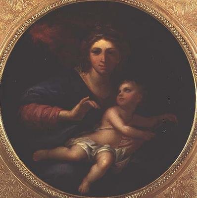 Madonna and Child by Charles (follower of) Le Brun