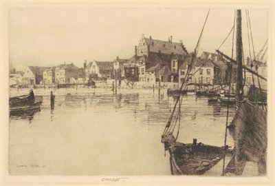 Dordrecht (Old Warehouse) by Charles A. Platt