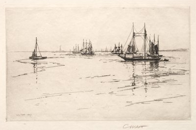 Buttermilk Channel, New York by Charles Adams Platt