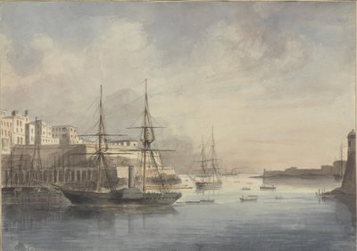 View at Malta, ca. 1849 by Charles Andrew Dyce