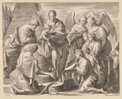Education of Christ by Charles Audran