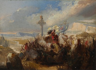 Battle of Poitiers, 25 October 732 by Charles Auguste Steuben