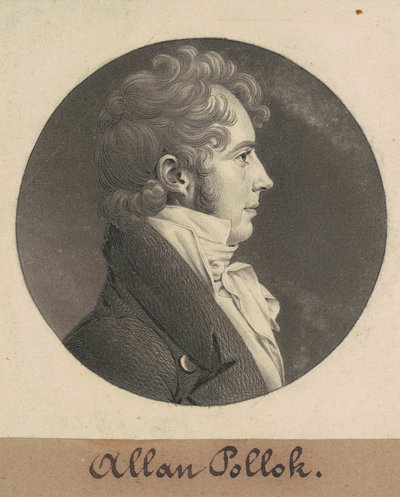 Alan Pollok by Charles B. J. Févret de Saint Mémin