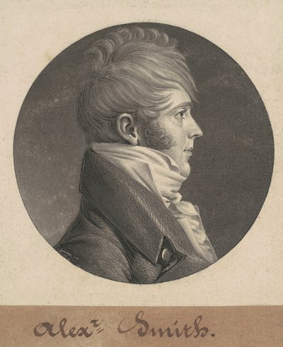Alexander Smith by Charles B. J. Févret de Saint Mémin