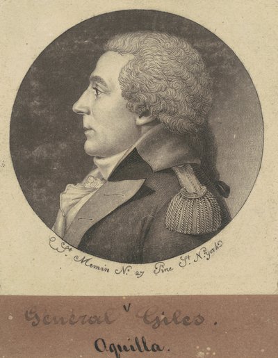 Aquila Giles by Charles B. J. Févret de Saint Mémin