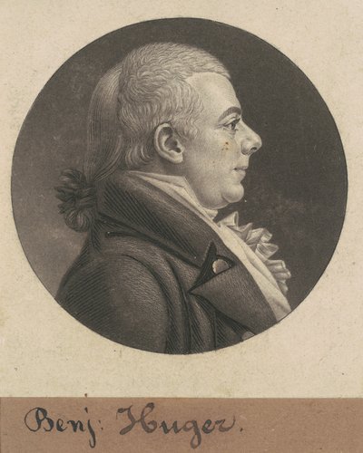 Benjamin Huger by Charles B. J. Févret de Saint Mémin