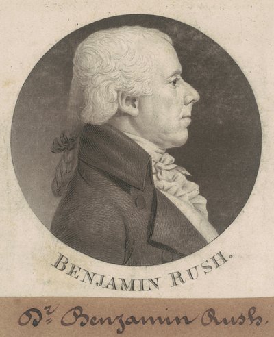 Benjamin Rush by Charles B. J. Févret de Saint Mémin