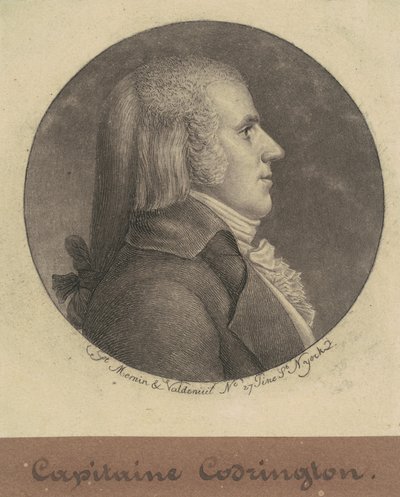 Captain Codrington by Charles B. J. Févret de Saint Mémin